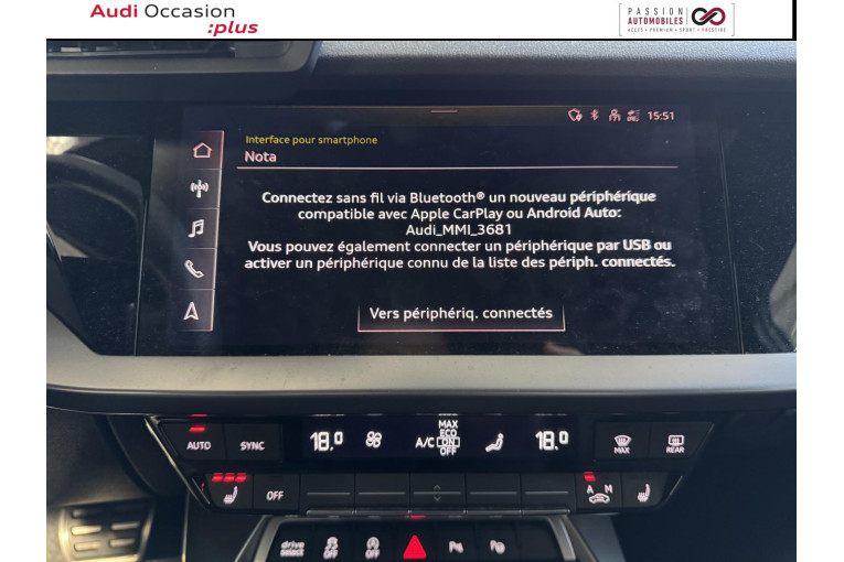 AUDI A3 Sportback 35 TDI 150 S tronic 7 occasion Sausheim 22