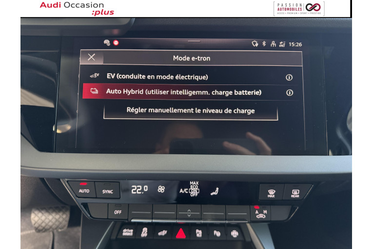 AUDI A3 Sportback TFSI e Hybride rechargeable 204 S tronic 6 occasion Sausheim 15