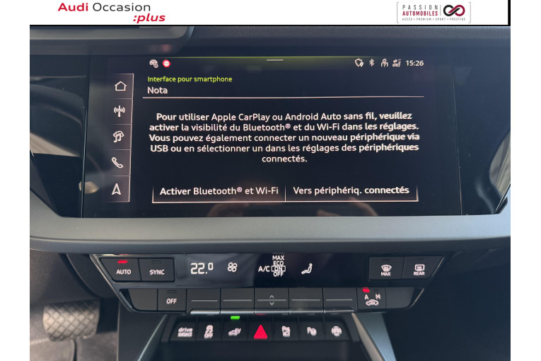 AUDI A3 Sportback TFSI e Hybride rechargeable 204 S tronic 6 occasion Sausheim 19