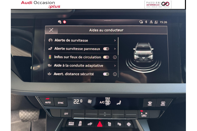 AUDI A3 Sportback TFSI e Hybride rechargeable 204 S tronic 6 occasion Sausheim 24