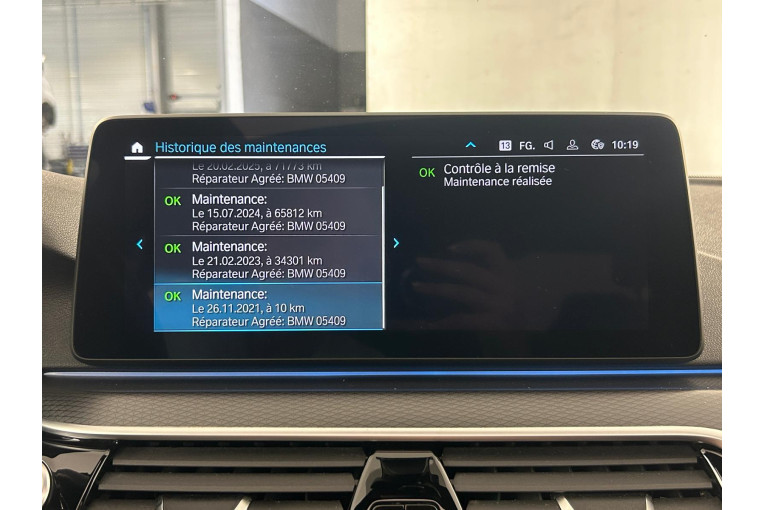 BMW 545e TwinPower Turbo xDrive 394 ch BVA8 occasion Sausheim 37