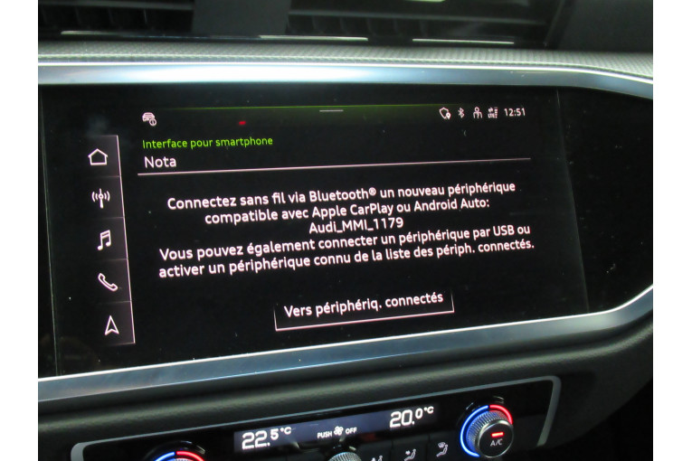 AUDI Q3 45 TFSIe 245 ch S tronic 6 occasion Épinal 30